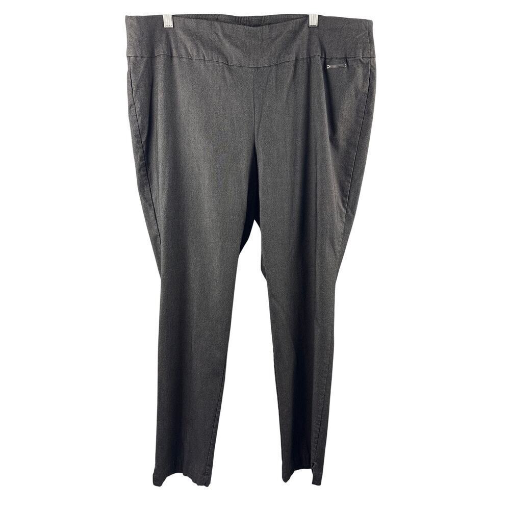 Women’s Roz & Ali Size 18 Dark Gray Slacks